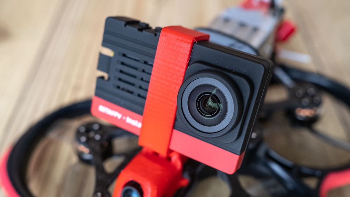 BetaFPV Pavo25 Walksnail Whoop Kit_Drone with camera angled close up view