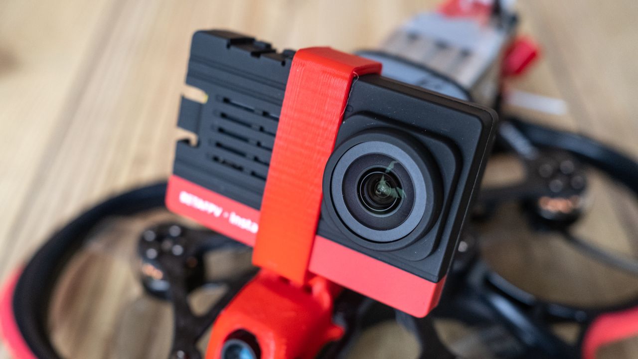 BetaFPV Pavo25 Walksnail Whoop Kit_Drone with camera angled close up view