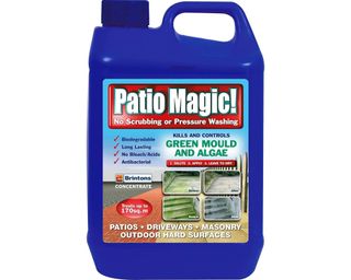 Patio Magic! Patio Cleaner on white background