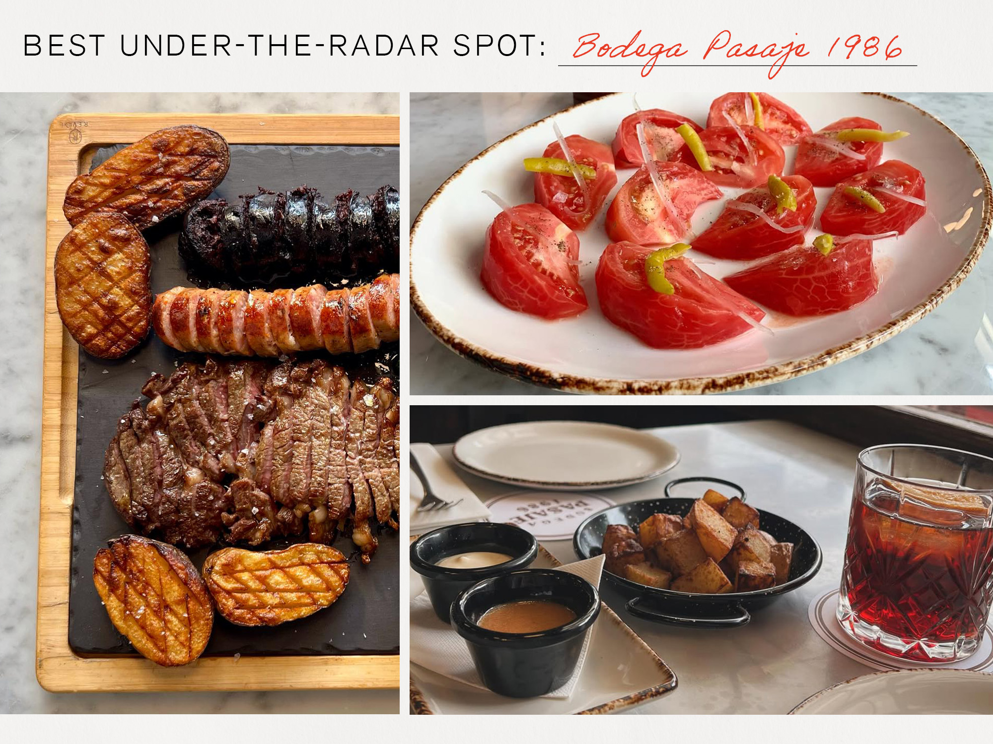 catalan restaraunt called bodega pasaje 1986