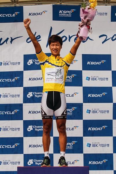 Chan Jae Jang (Terengganu Cycling Team) is the new leader of the Tour de Korea.