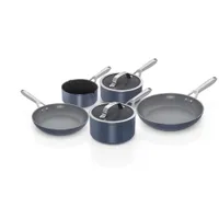 Ninja ZEROSTICK Ceramic Pro 5-Piece Pan Set – Midnight Blue Ninja ZEROSTICK Ceramic Pro 5-Piece Pan Set – Midnight Blue