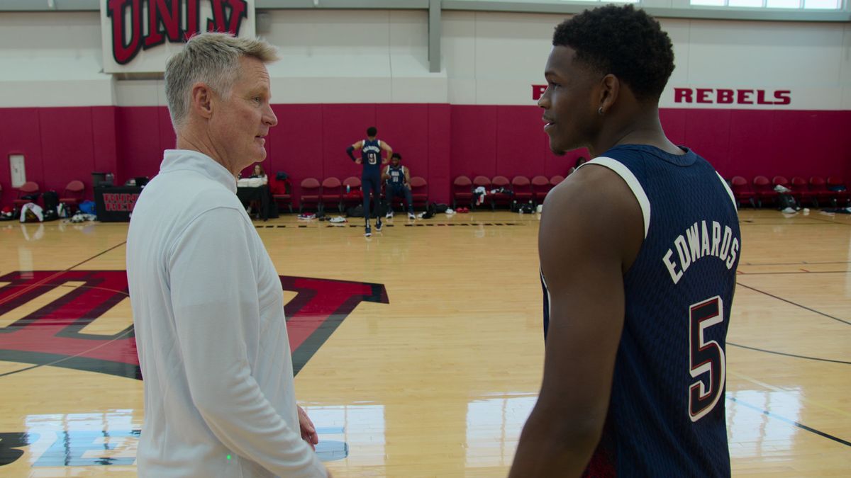 Steve Kerr and Anthony Edwards speak on Court of Gold