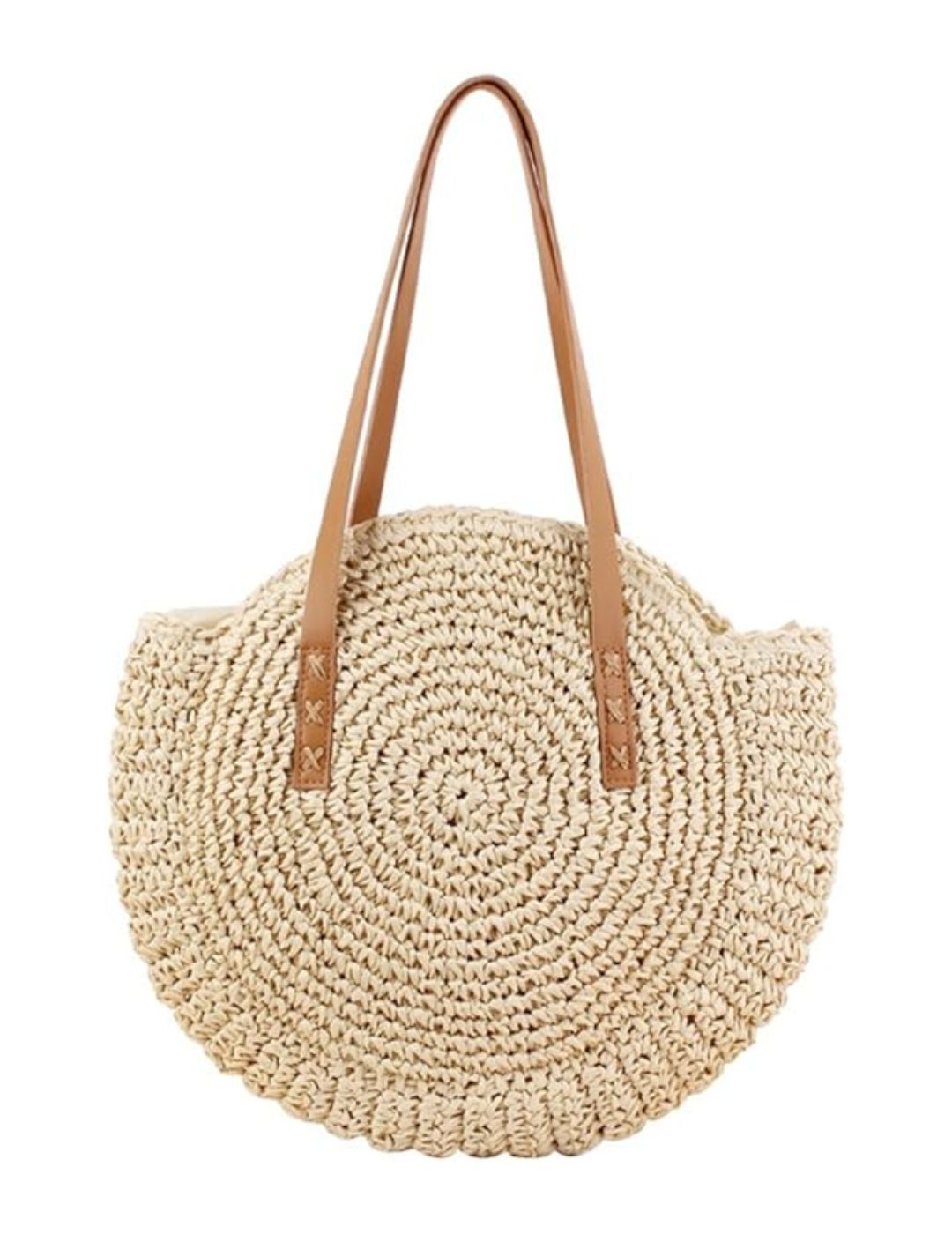 MSYOU, Round Straw Bag 