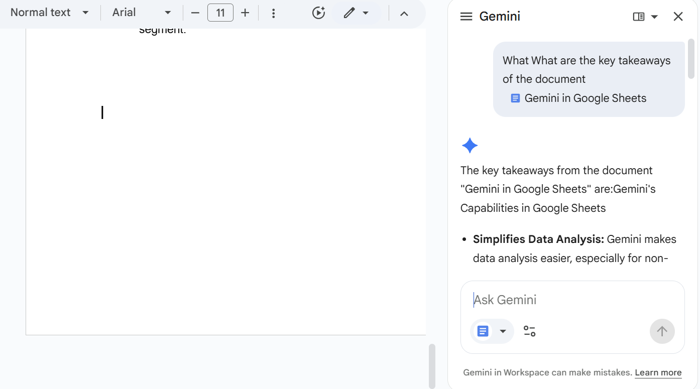 How to use Gemini to turn rough Google Docs notes into a polished report