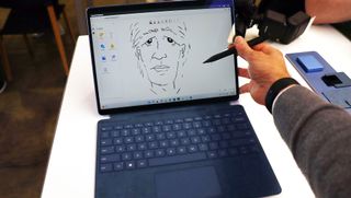 Microsoft Surface Pro 9 drawing
