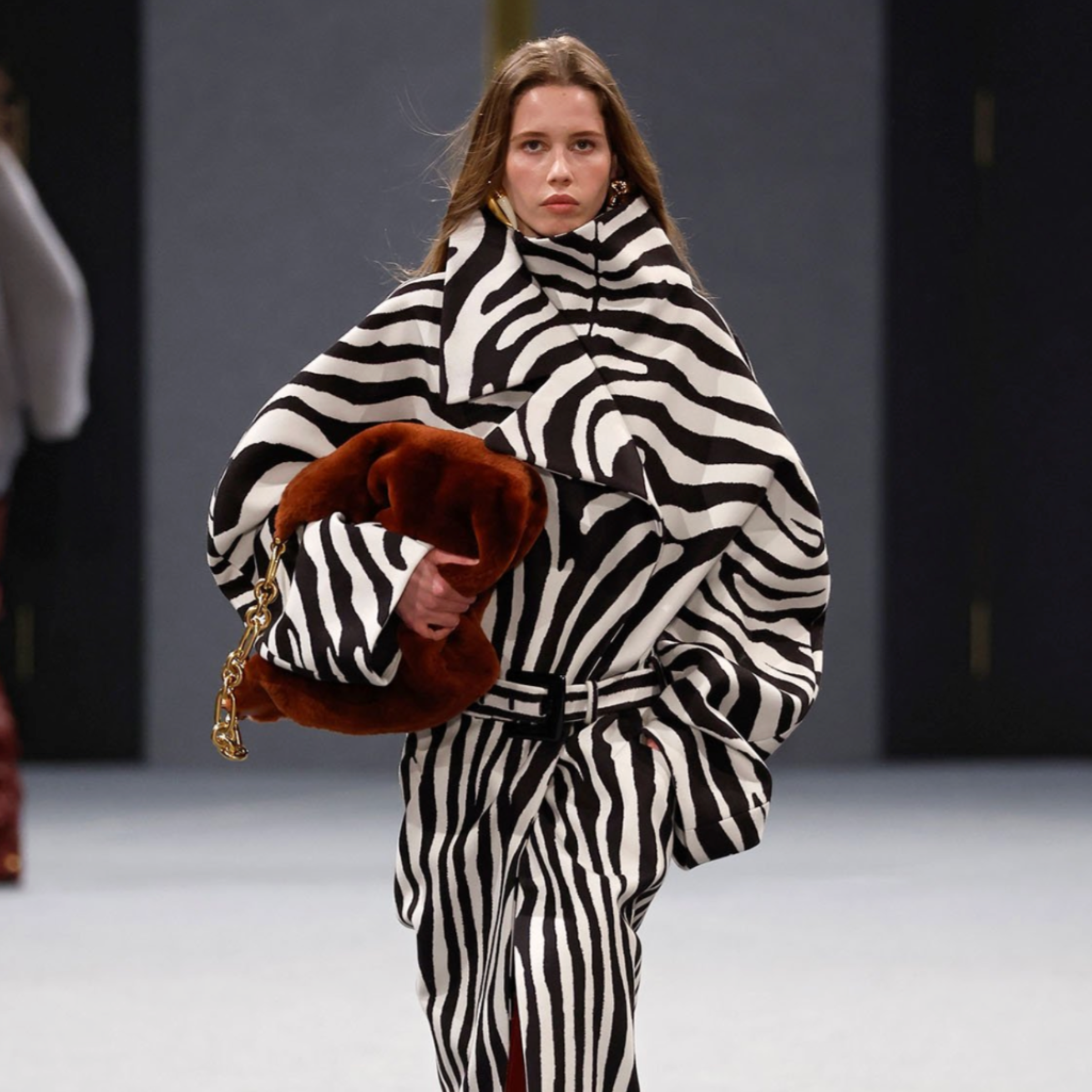 best statement coats, Balmain A/W25 catwalk