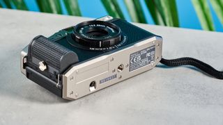 A Pentax 17 half-frame film camera