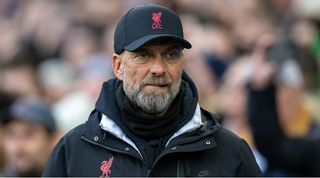 Liverpool manager Jurgen Klopp looks on