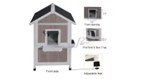 best large outdoor cat house