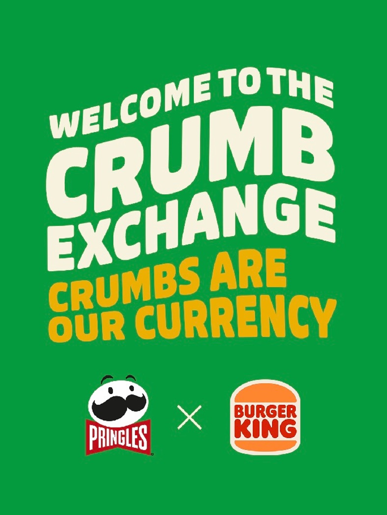 Burger king and Pringles poster for new chicken fries