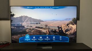 TCL C805 with Battlefield V on screen