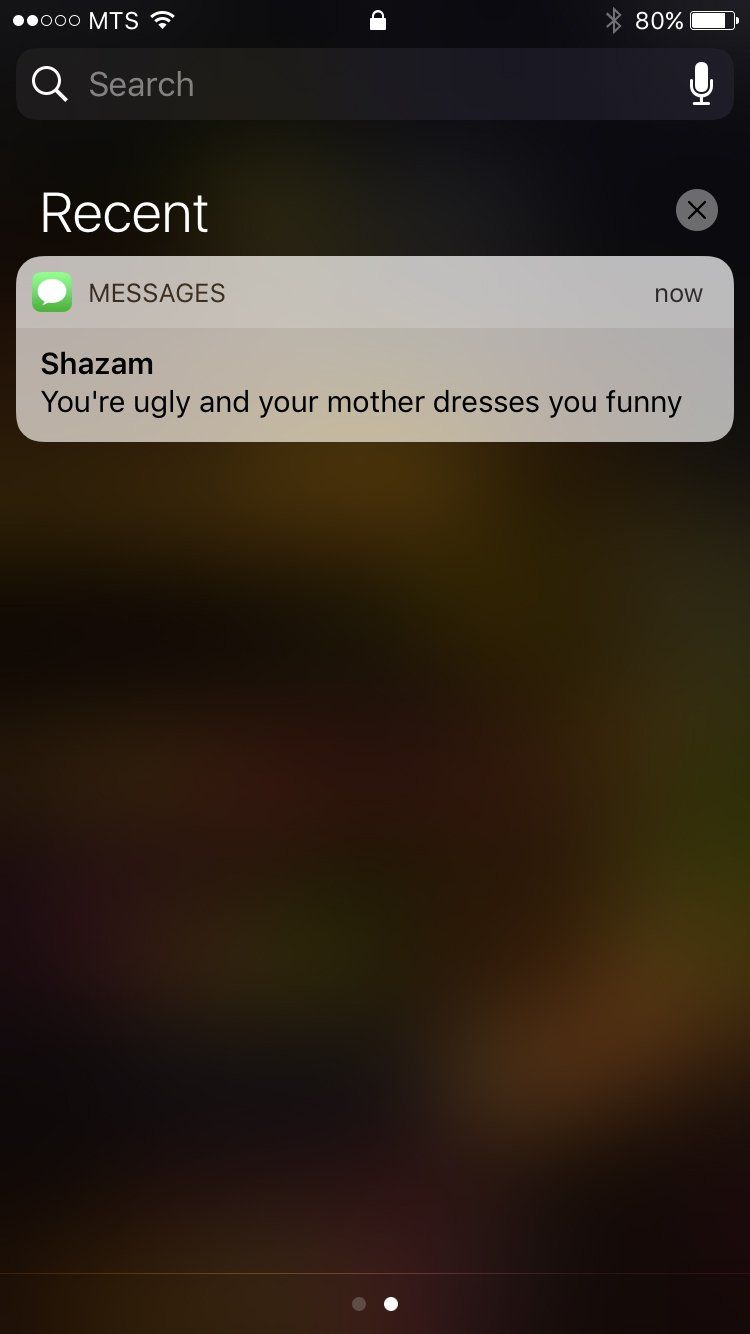 iPhone notifications