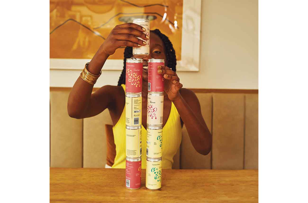 Candour Wine lightweight aluminium cans.