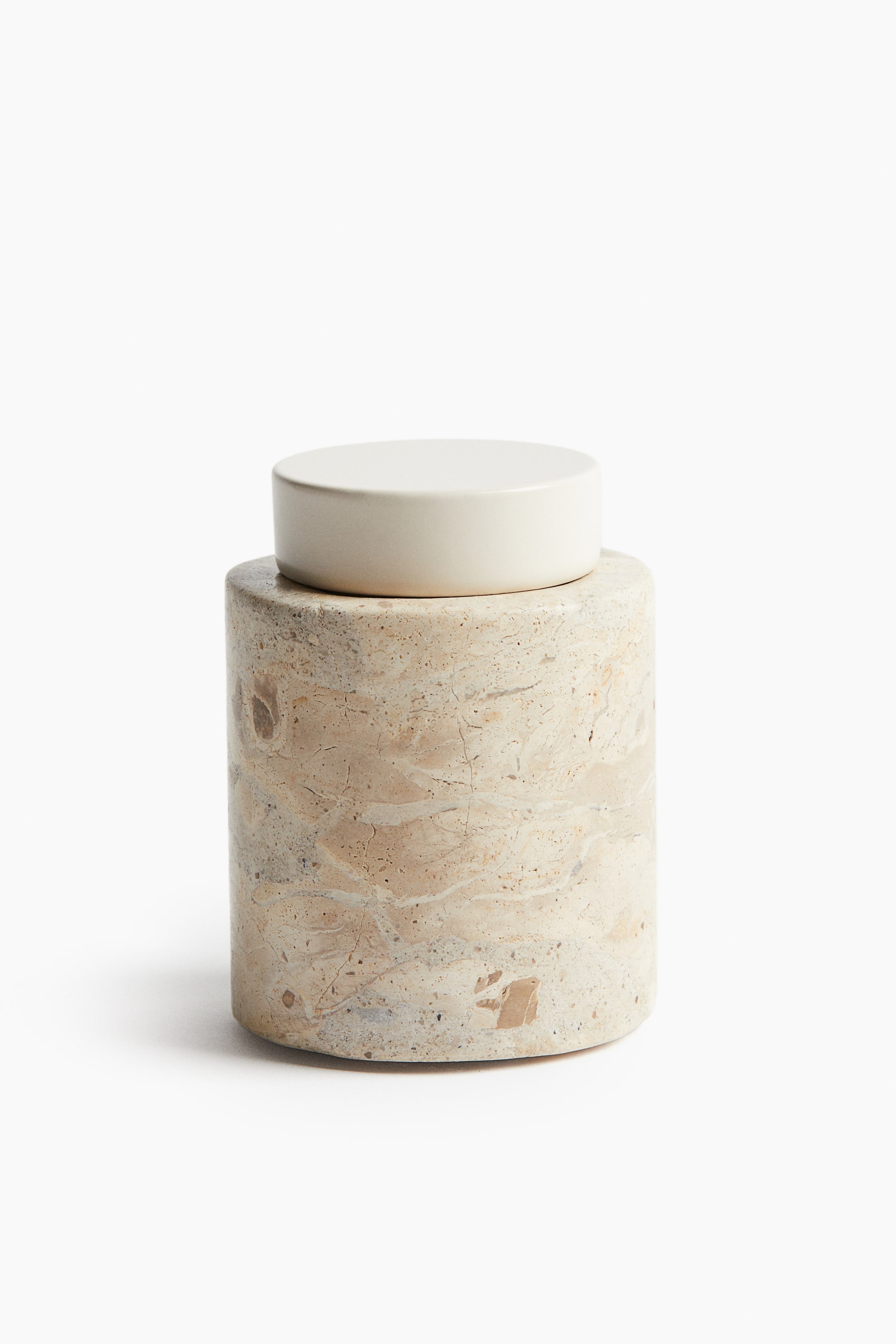 H&amp;amp;M, Small Marble Container with Lid