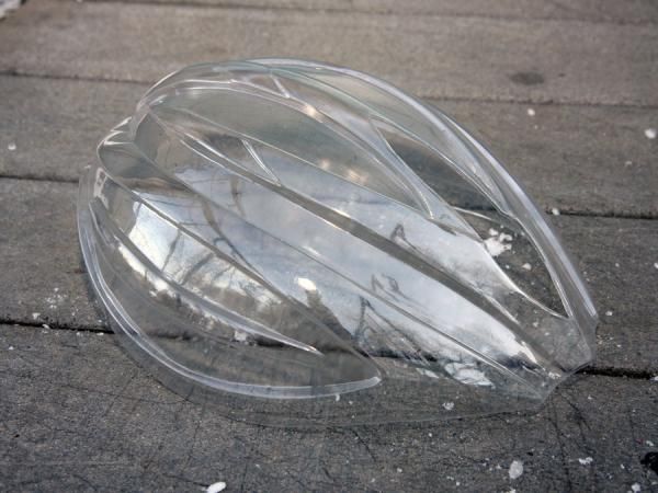 The Lazer Aero Shell is but a thin moulded piece of polycarbonate but it effectively turns one helmet into two.