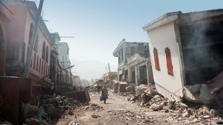 Natural disasters, such as earthquakes, can cause widespread destruction.
