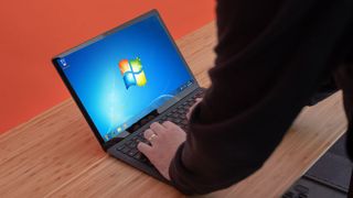 Windows 7 on a laptop