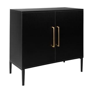 Black storage cabinet from Amazon