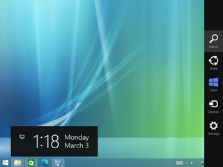 Windows 8.1 Charms bar