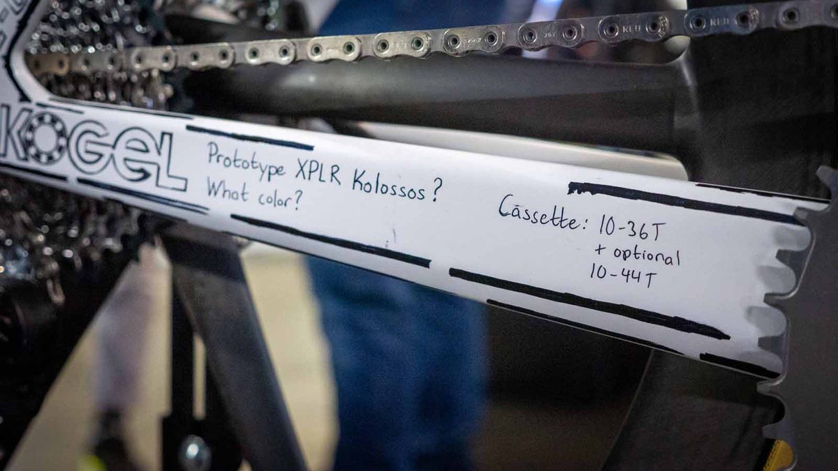 Details of the Scott bike, designed by Dangerholm