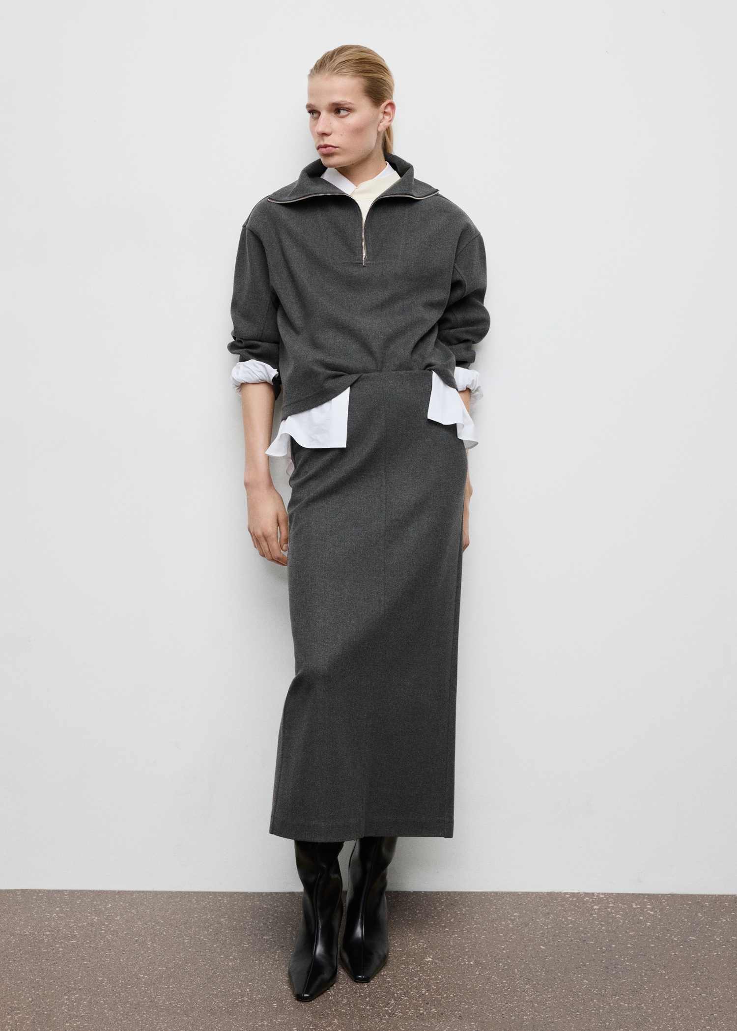 Opening Pencil Skirt - Women | Mango United Kingdom