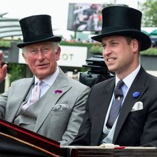 ascot, england june 18 prince william, duke of cambridge and prince charles, prince of wales on day one of royal ascot at ascot racecourse on june 18, 2019 in ascot, england photo by mark cuthbertuk press via getty images
