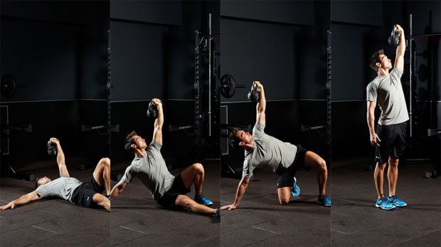 Kettlebell Turkish get-up