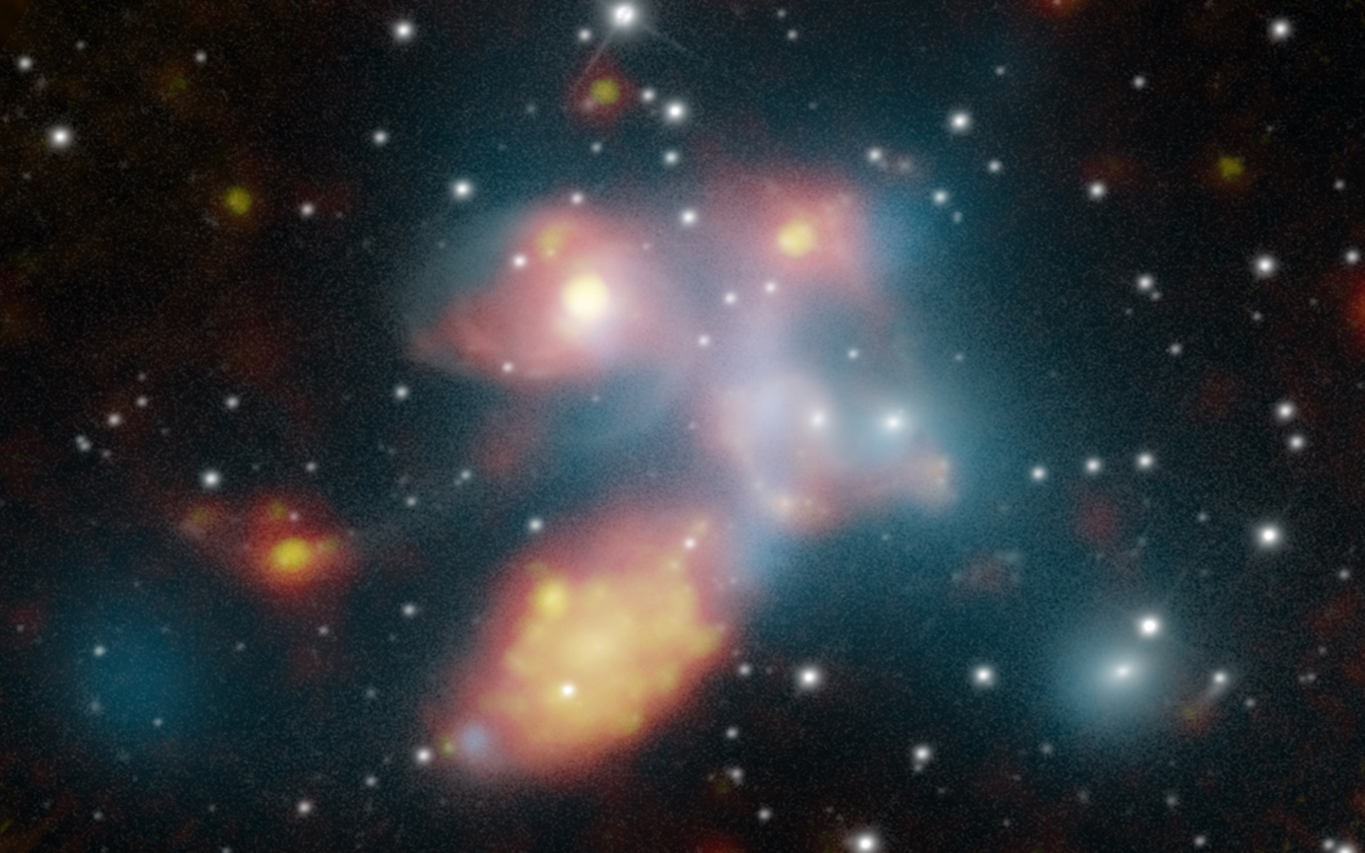 Stephan&#039;s Quintet of Galaxies Shimmer and Shine