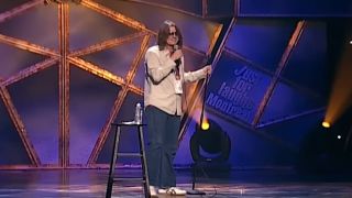 Mitch Hedberg doing his standup act