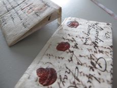 unopened 17th-century letters