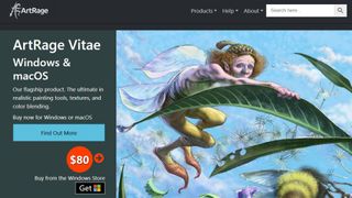 Artrage website screenshot.