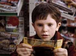 Freddie Highmore gets his first residual check. A method actor, he later tries to eat it.