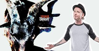 A picture of Iowa artwork with Corey Taylor superimposed on top