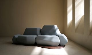 Fnji’s Iceberg sofa was due to be launched at Milan Design Week