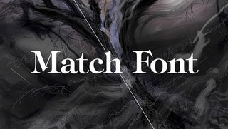 Photoshop tutorials: match font