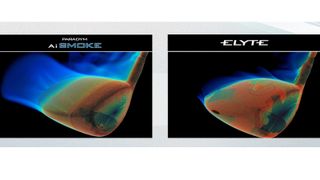 Images showing the improved aerodynamics of the Callaway Elyte shape over the Ai Smoke driver footprint