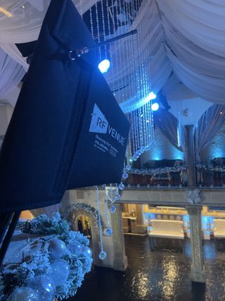 An RF Venue wireless antenna brings to life a recreation of the Harry Potter Yule Ball.