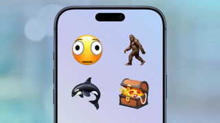 Emoji on an iPhone screen