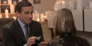 Michael proposing to Holly on The Office.