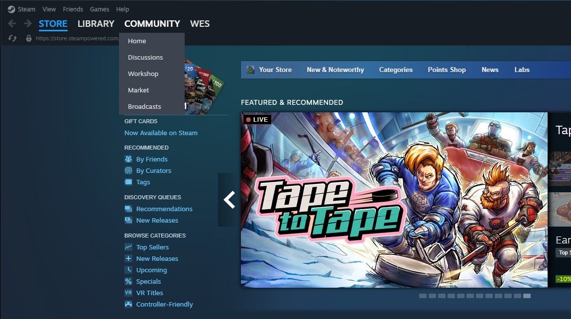 Steam's new UI vs. old UI