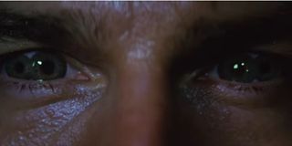 Tom Cruise's eyes in The Mummy