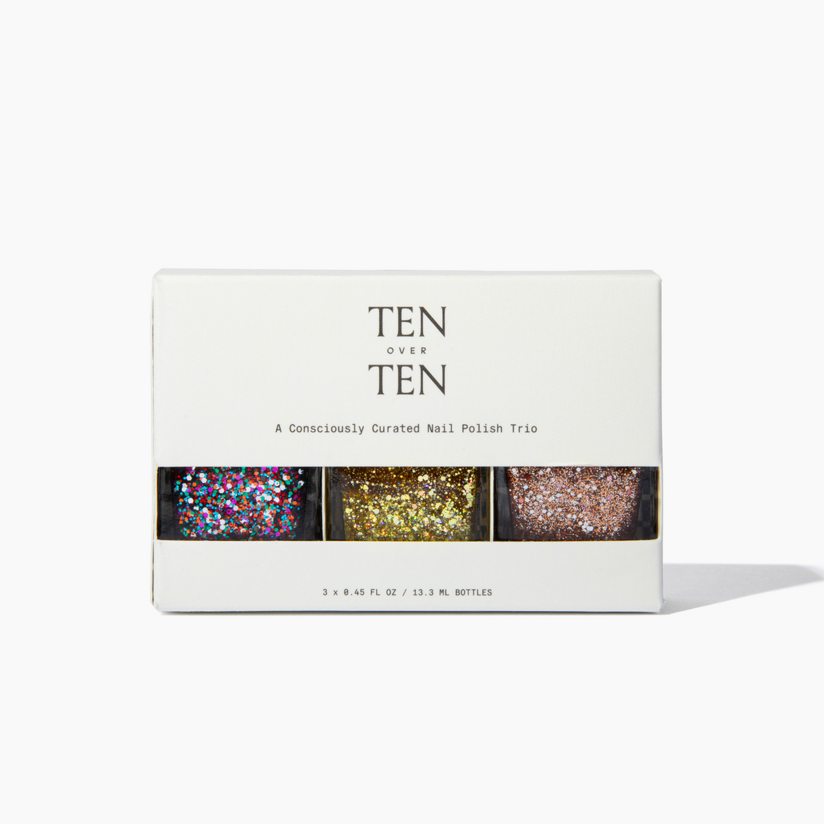 The Sparkle Trio &amp;ndash; Glitter Nail Polish Set &amp;ndash; Long-Lasting &amp;ndash; Non-Toxic &amp;amp; Vegan