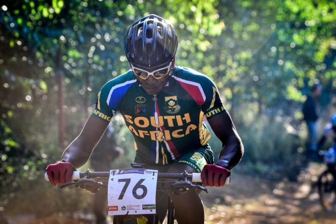 UCI MTB Marathon World Championships debutant Sipho Madolo finished his first world championships in 63rd position after a gruelling 95km race at the Cascades MTB Park on Sunday.