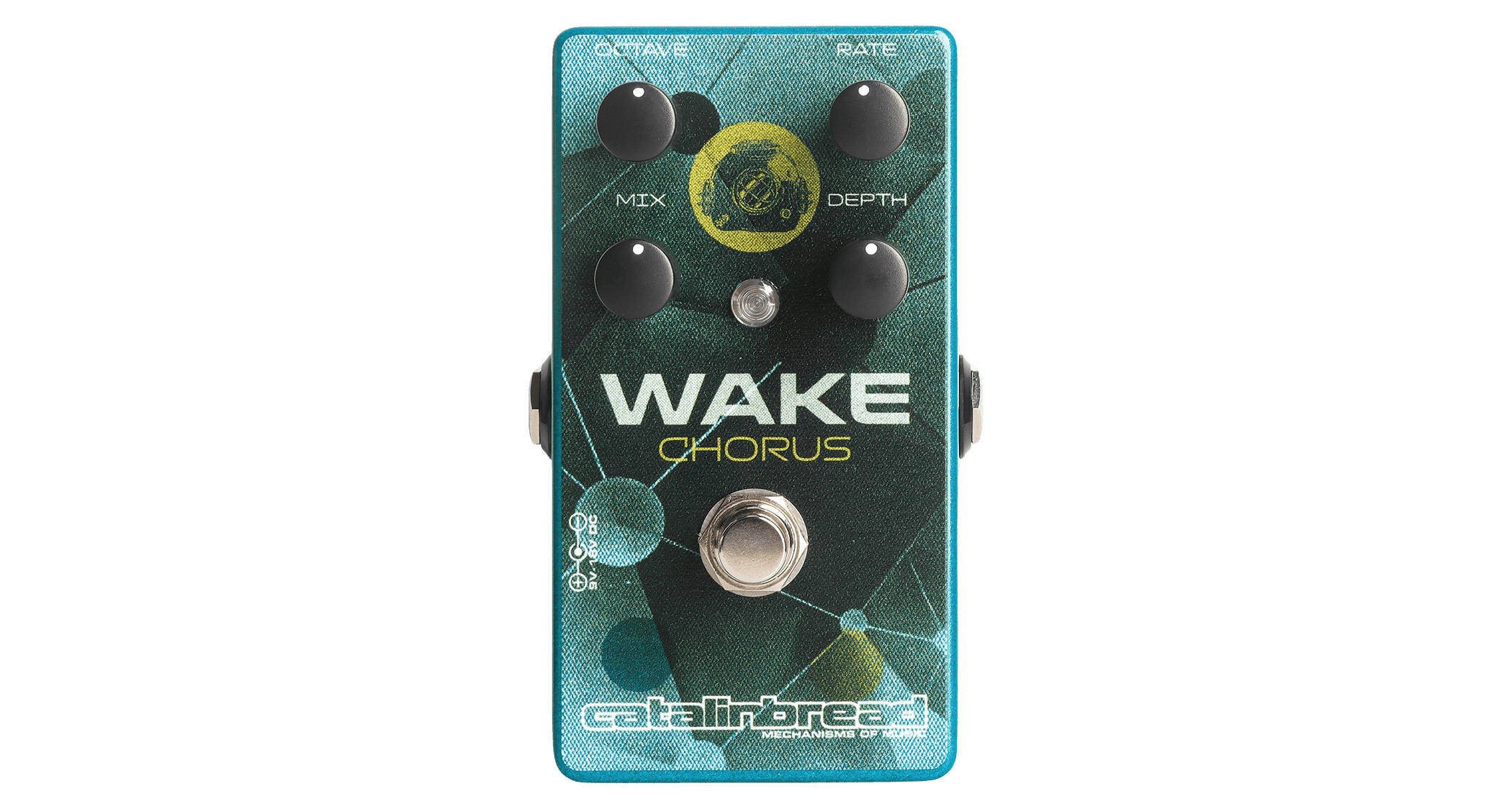 Catalinbread Wake Chorus/Octaver: this blue-green stompbox combines a chorus with an octave down effect running in parallel, which you can blend into your guitar signal and make it sound bigger.
