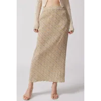 4. MINKPINK Melody Printed Midi Skirt