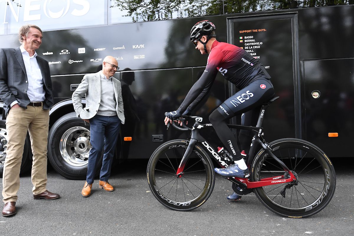 Chris Froome in the new kit