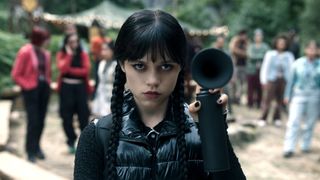 Jenna Ortega as Wednesday Addams in Wednesday season 2