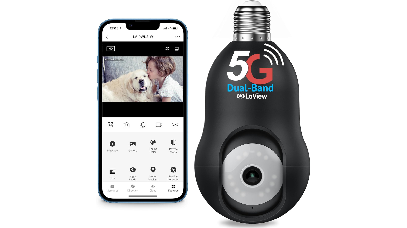 LaView Light Bulb Camera