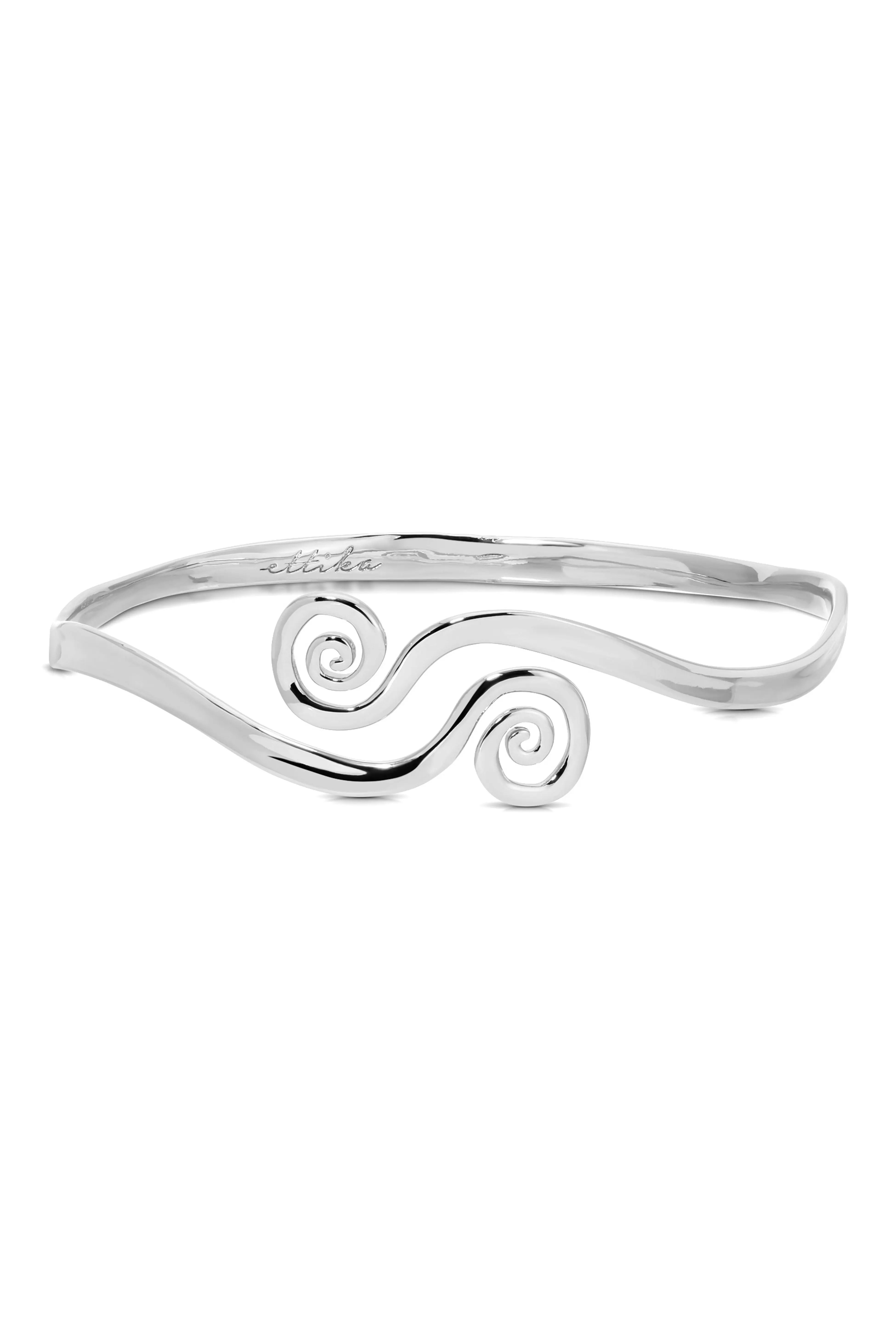 Aura Swirl Cuff Bracelet